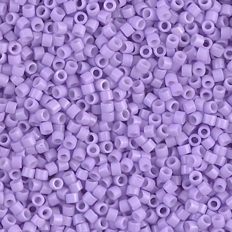 Miyuki Delica Seed Beads 11/0 Duracoat Opaque Columbine 7.2 Gram DB2138 - Image 1